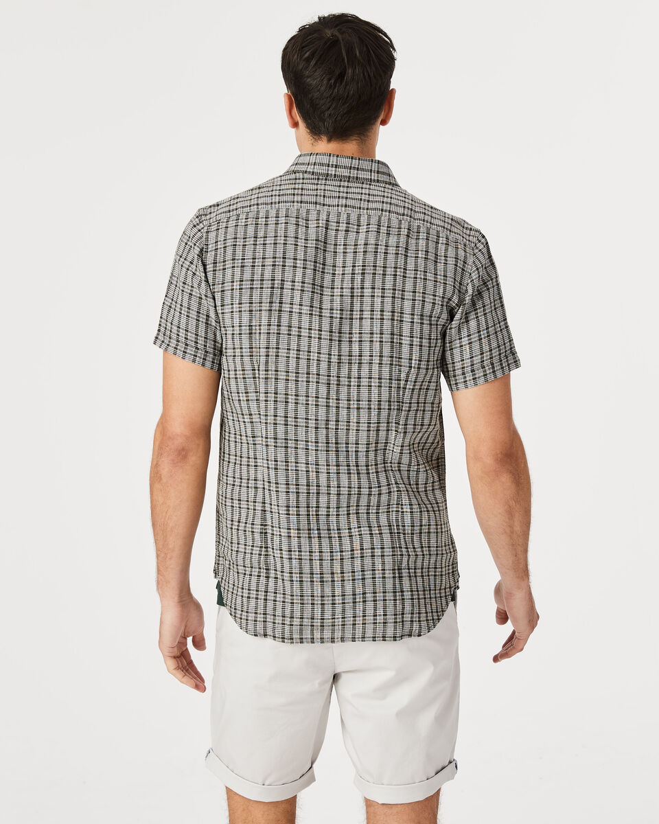 Ballarat Short Sleeve Shirt, Khaki, hi-res